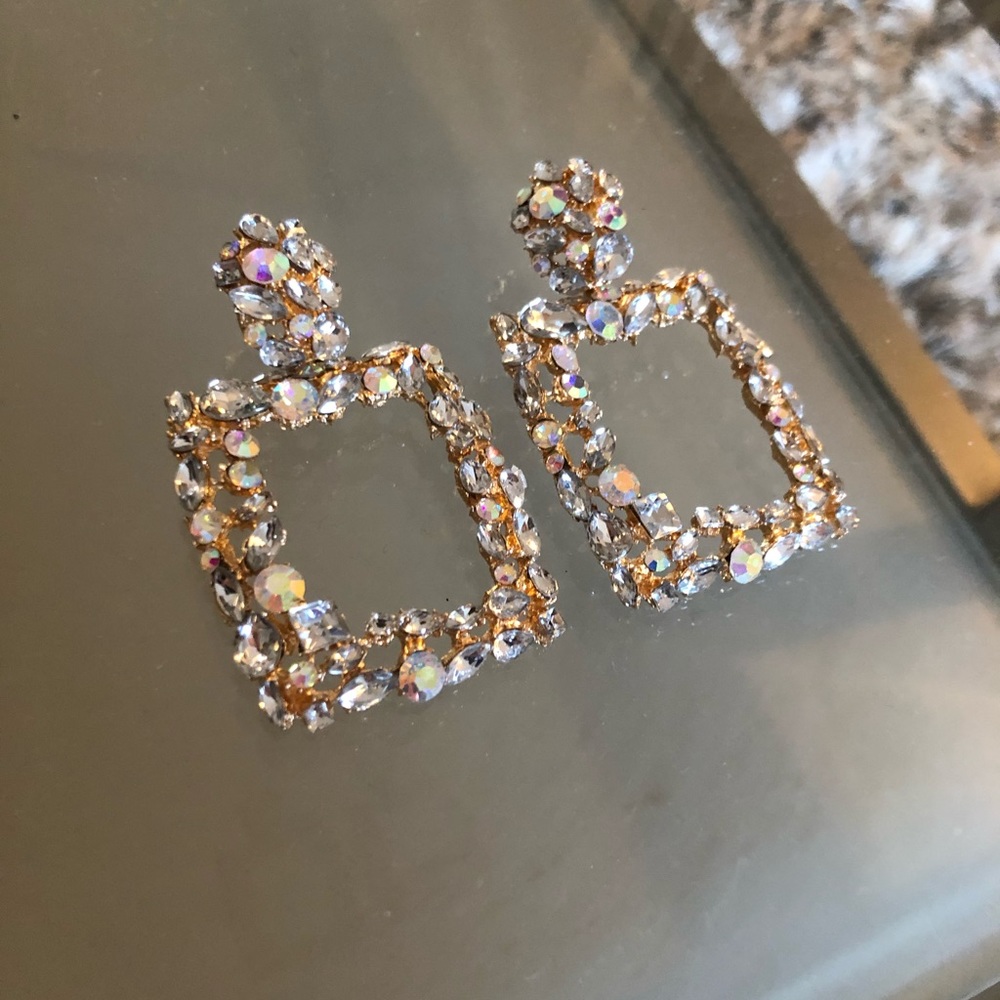Zara rhinestone earrings - Picture 5 of 7